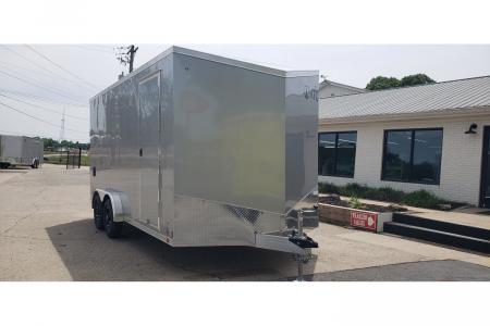 New 2026 ATC 7.5x16" Enclosed, Ramp & Side Door, Spare Tire