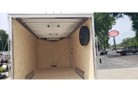 New 2026 ATC 7.5x16" Enclosed, Ramp & Side Door, Spare Tire