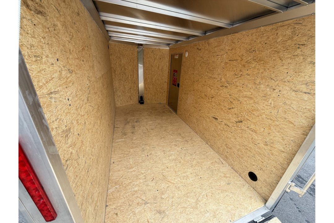 New 2026 Alcom 6'x12' Cargo Enclosed, All Aluminum