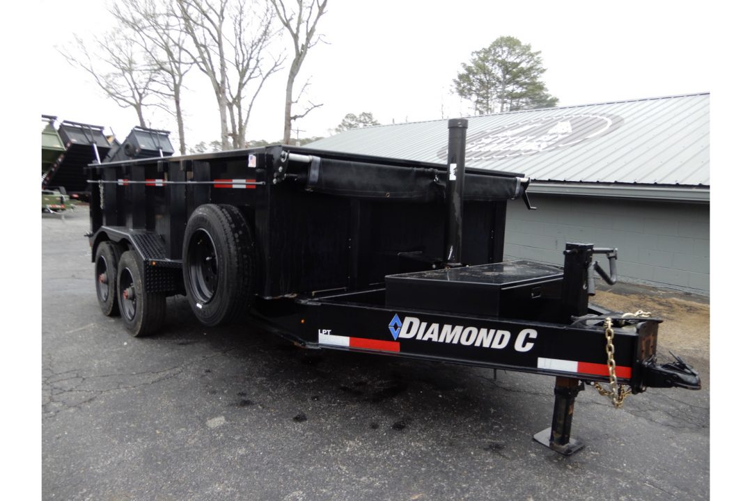 Used 2022 Diamond C USED 82x14' Dump, 32" Sides, 20k GVWR, LPT210