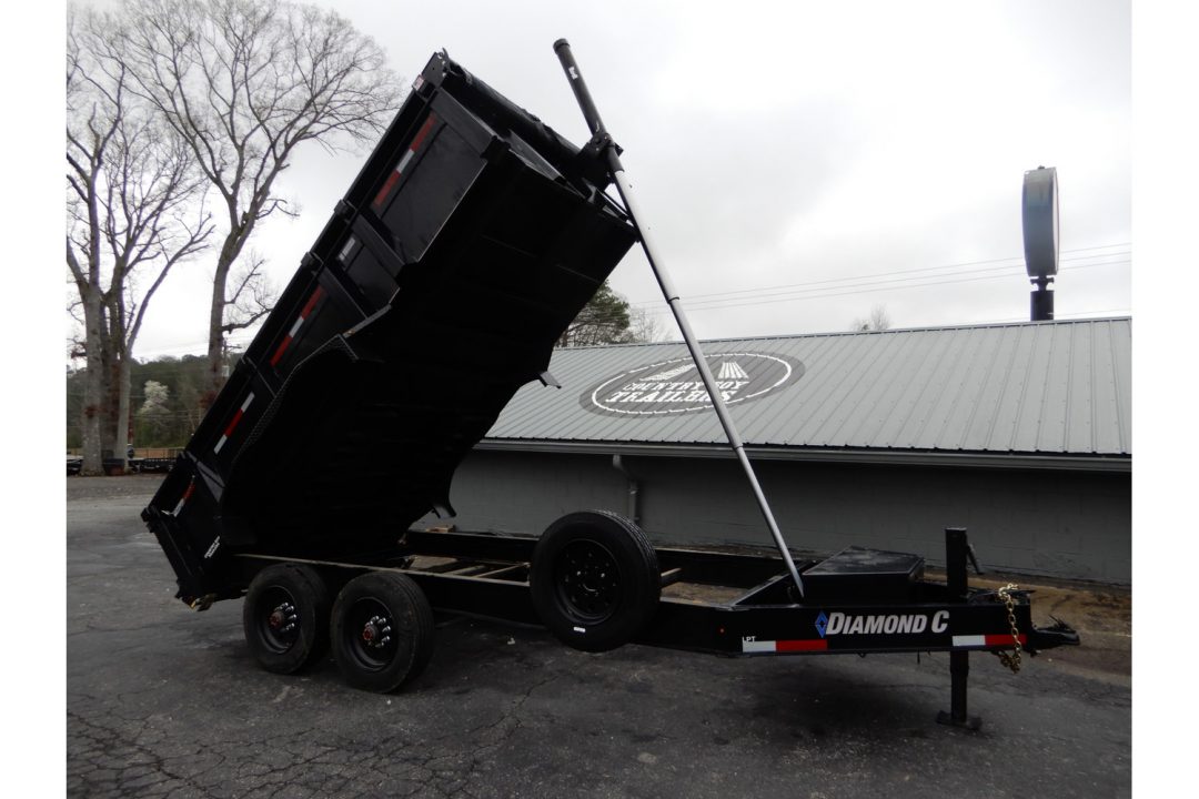 Used 2022 Diamond C USED 82x14' Dump, 32" Sides, 20k GVWR, LPT210