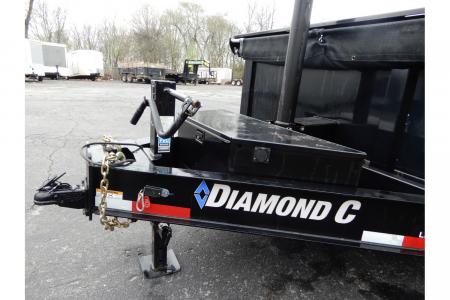 Used 2022 Diamond C USED 82x14' Dump, 32" Sides, 20k GVWR, LPT210