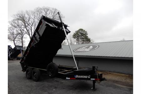 Used 2022 Diamond C USED 82x14' Dump, 32" Sides, 20k GVWR, LPT210
