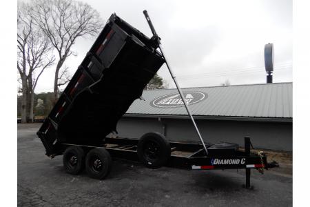 Used 2022 Diamond C USED 82x14' Dump, 32" Sides, 20k GVWR, LPT210