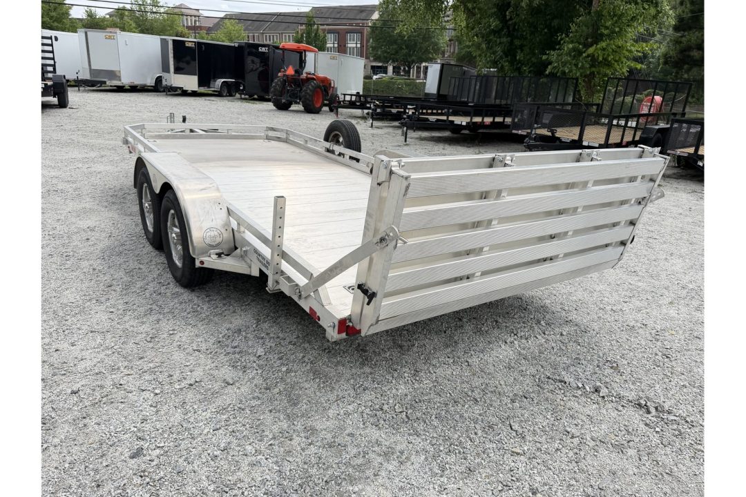 Used 2024 Aluma USED 78"x16' Utility, Bi-Fold Tailgate