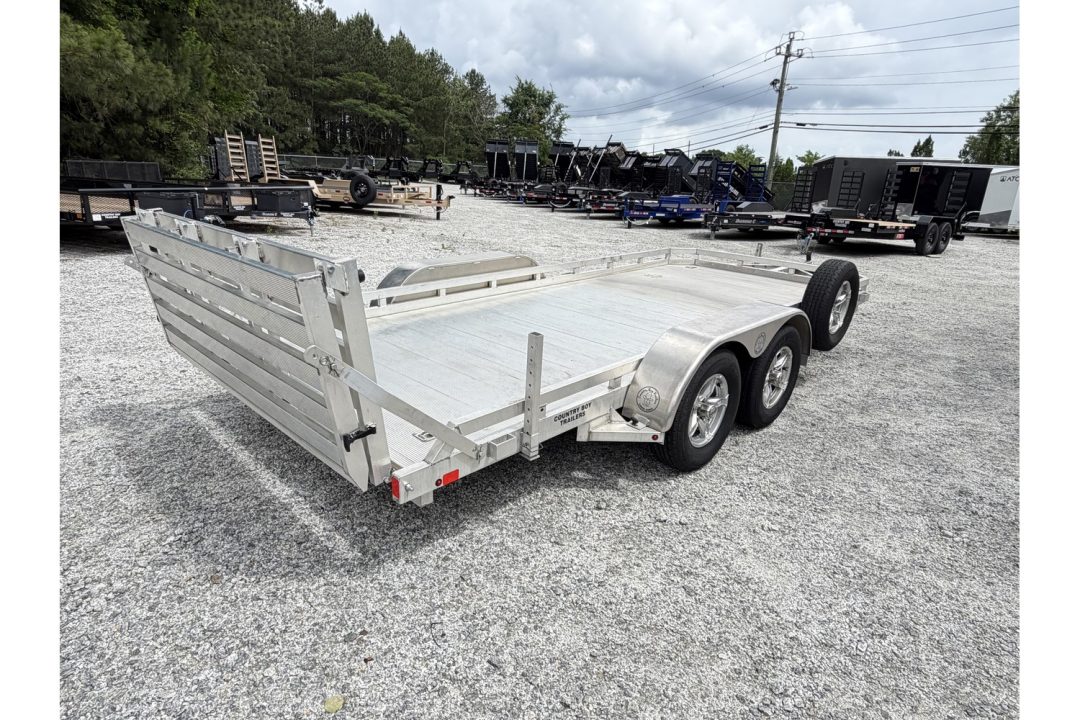 Used 2024 Aluma USED 78"x16' Utility, Bi-Fold Tailgate