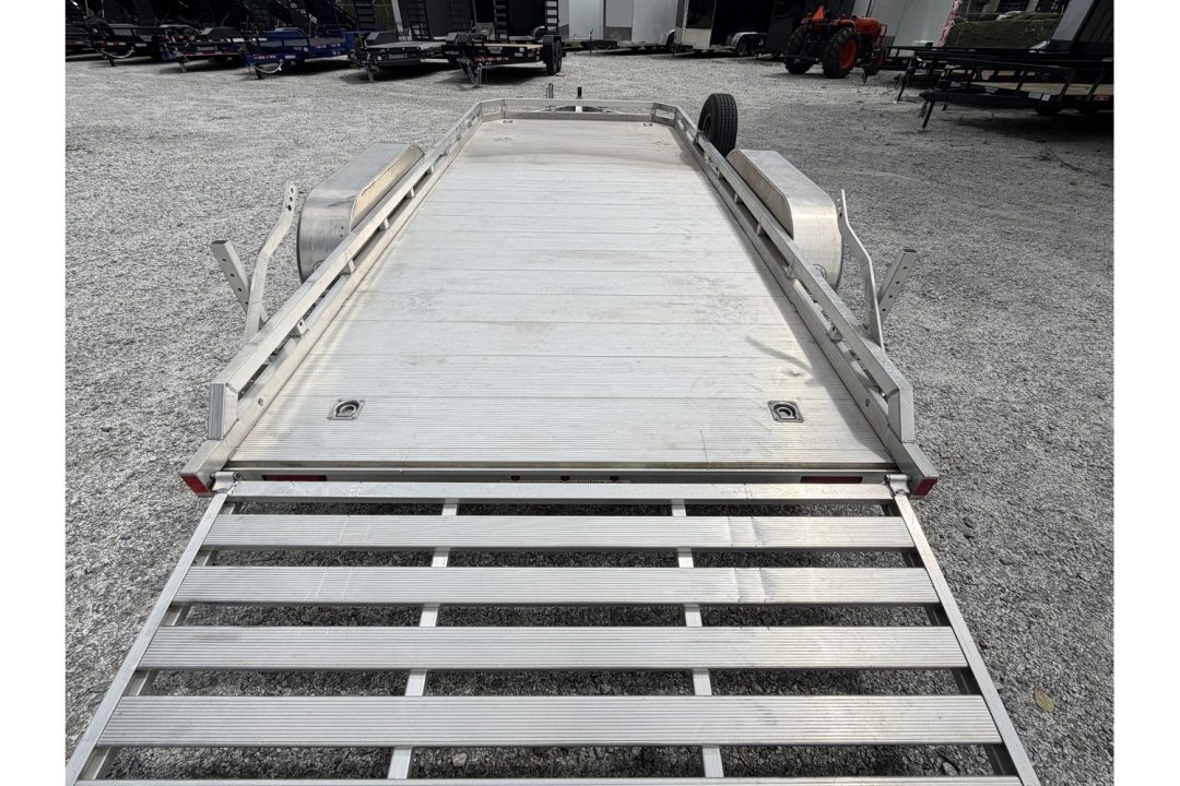 Used 2024 Aluma USED 78"x16' Utility, Bi-Fold Tailgate