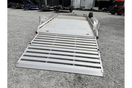 Used 2024 Aluma USED 78"x16' Utility, Bi-Fold Tailgate