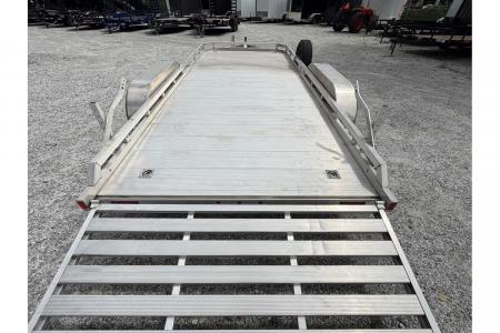 Used 2024 Aluma USED 78"x16' Utility, Bi-Fold Tailgate