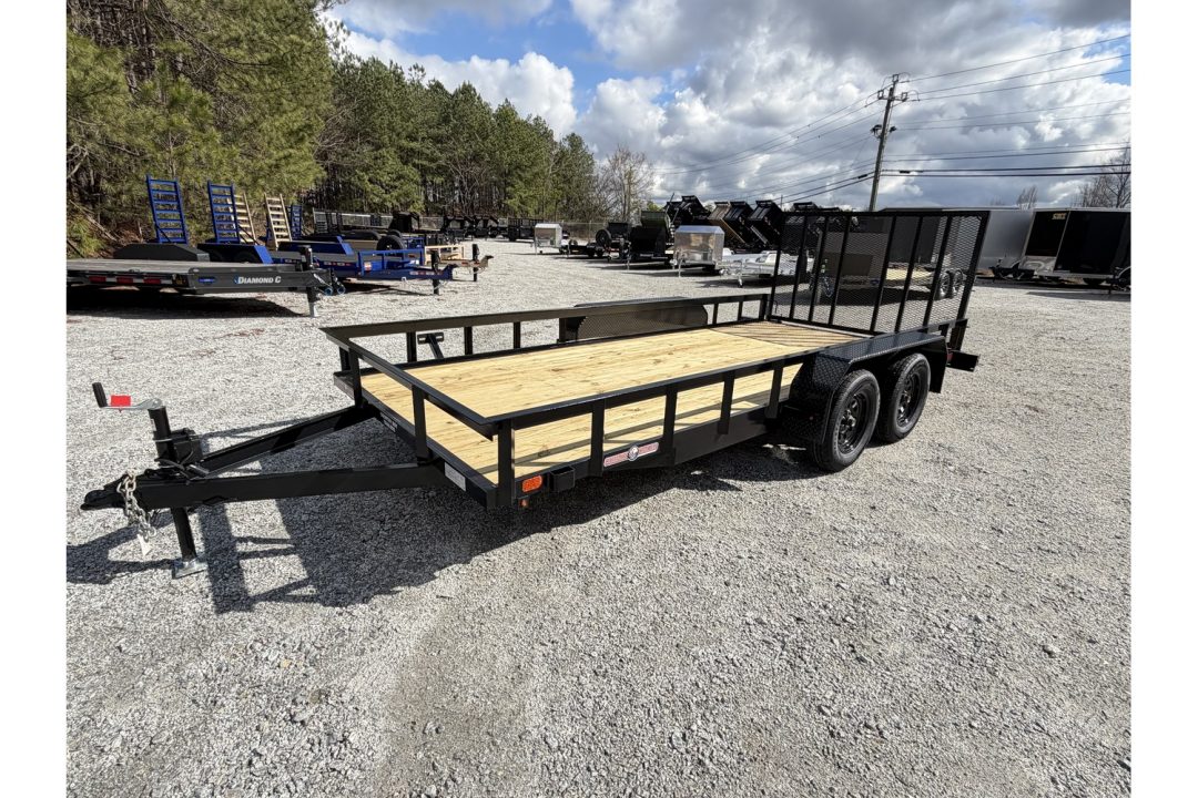New 2027 Currahee 7'x16' Landscape, Removeable Ramp Gate, 5300LB Payload