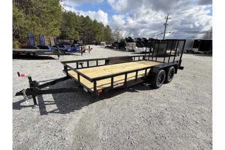 New 2027 Currahee 7'x16' Landscape, Removeable Ramp Gate, 5300LB Payload