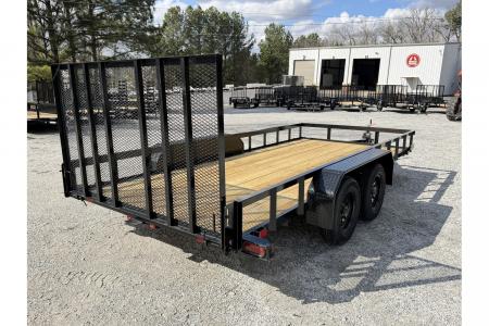 New 2027 Currahee 7'x16' Landscape, Removeable Ramp Gate, 5300LB Payload