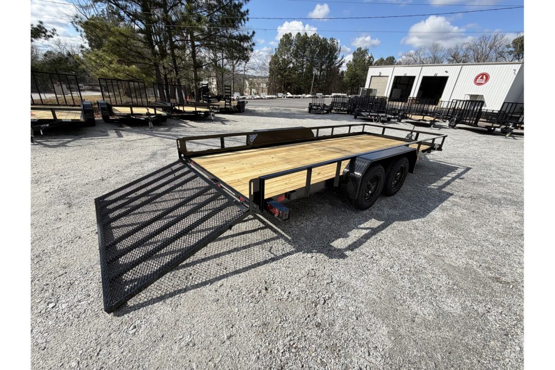 New 2026 Currahee 7'x18' Landscape, Removable Ramp Gate, 5300LB Payload