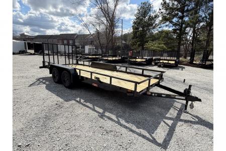 New 2026 Currahee 7'x18' Landscape, Removable Ramp Gate, 5300LB Payload
