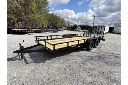 New 2026 Currahee 7'x18' Landscape, Removable Ramp Gate, 5300LB Payload