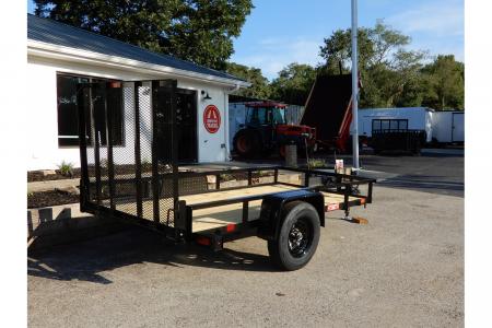 New 2027 Currahee 5x10 Utility, 12" Open Sides
