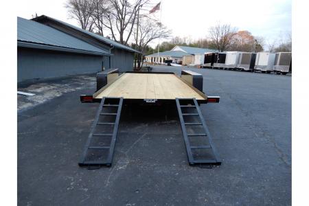 New 2027 Currahee 7'x16' Car Hauler, 16' Straight Deck, 7k GVWR