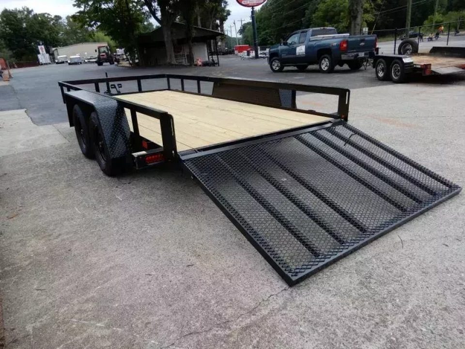 New 2027 Currahee 76'x14' Landscape, Removable Ramp Gate, 14" Sides
