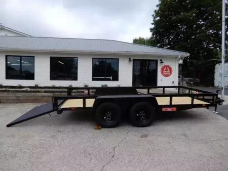 New 2027 Currahee 76'x14' Landscape, Removable Ramp Gate, 14" Sides