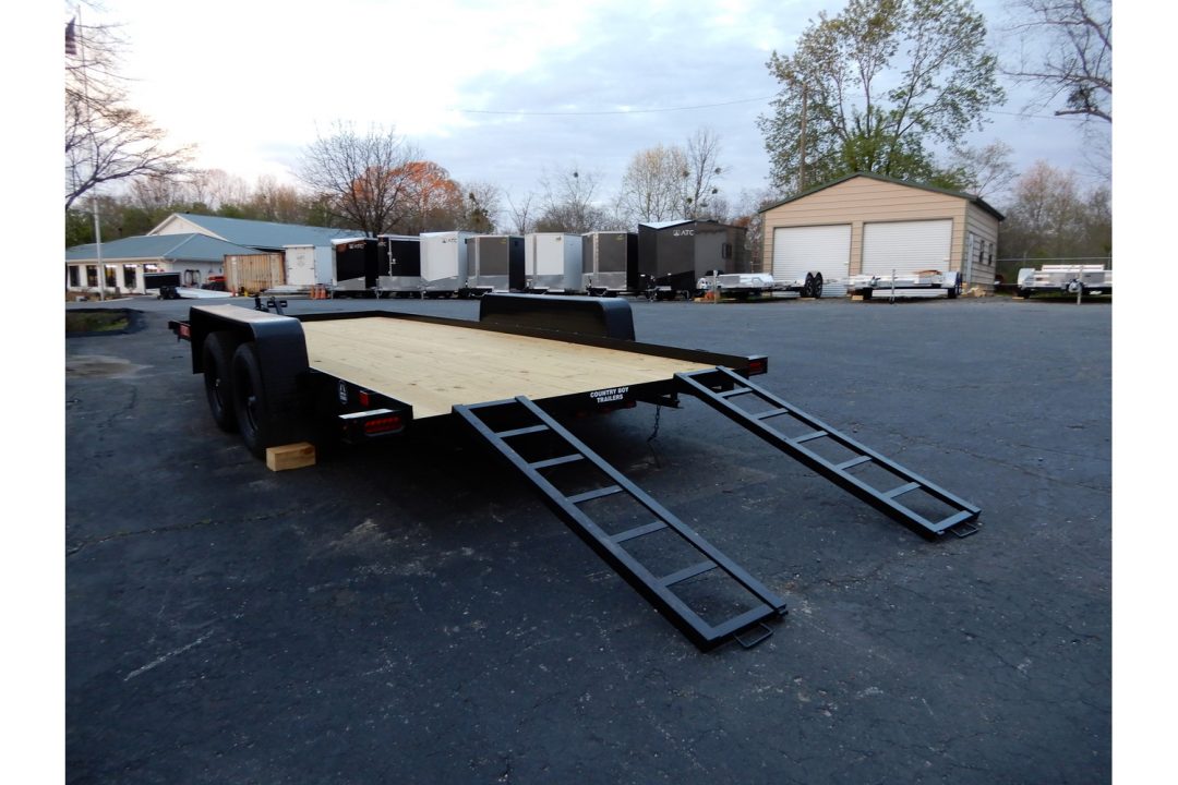 New 2027 Currahee 7'x20' Car Hauler, 20' Deck, 5' Ramps, 7K GVWR