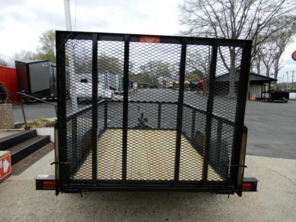 New 2027 Currahee 5x8' Utility, 2' Wire Side, Removable Ramp Gate