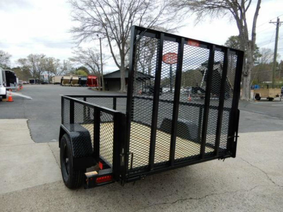 New 2027 Currahee 5x8' Utility, 2' Wire Side, Removable Ramp Gate