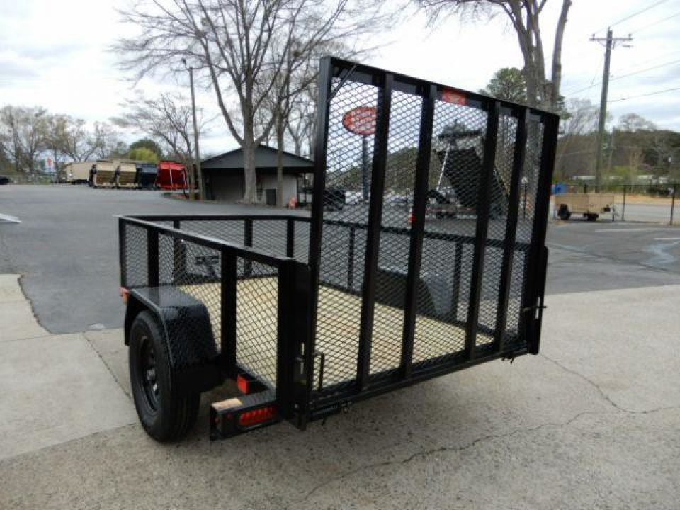 New 2027 Currahee 5x8' Utility, 2' Wire Side, Removable Ramp Gate