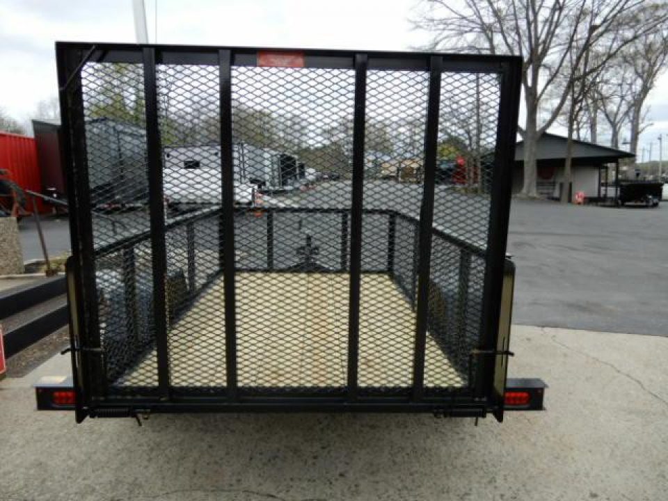 New 2027 Currahee 5x8' Utility, 2' Wire Side, Removable Ramp Gate