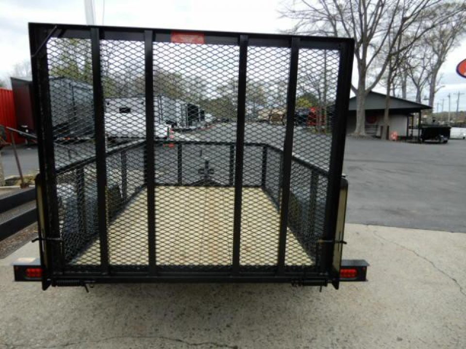 New 2027 Currahee 5x8' Utility, 2' Wire Side, Removable Ramp Gate