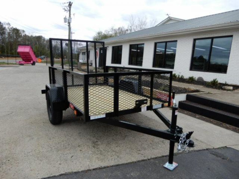 New 2027 Currahee 5x8' Utility, 2' Wire Side, Removable Ramp Gate