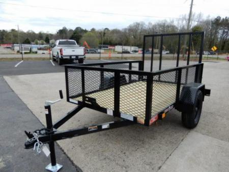 New 2027 Currahee 5x8' Utility, 2' Wire Side, Removable Ramp Gate