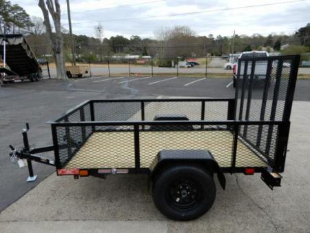 New 2027 Currahee 5x8' Utility, 2' Wire Side, Removable Ramp Gate