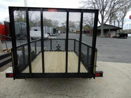 New 2027 Currahee 5x8' Utility, 2' Wire Side, Removable Ramp Gate