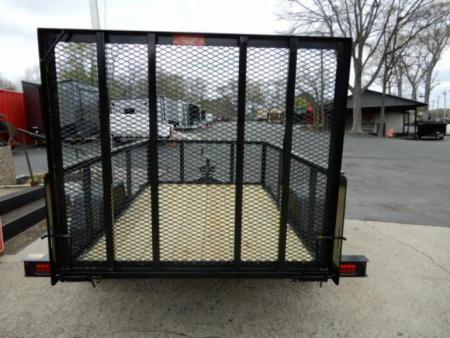 New 2027 Currahee 5x8' Utility, 2' Wire Side, Removable Ramp Gate