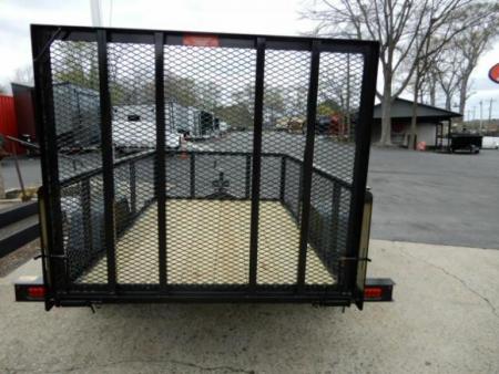 New 2027 Currahee 5x8' Utility, 2' Wire Side, Removable Ramp Gate