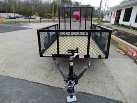 New 2027 Currahee 5x8' Utility, 2' Wire Side, Removable Ramp Gate