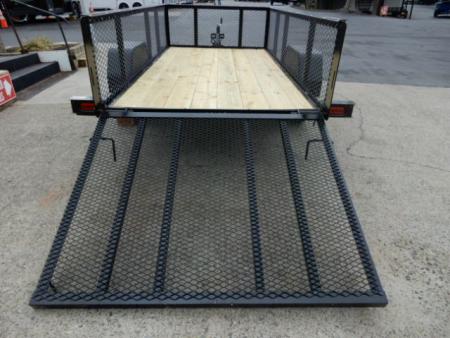 New 2027 Currahee 5x10 Utility, 2' Mesh Sides, Removable Ramp Gate