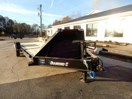 New 2025 Diamond C 22'x80" Tilt Equipment, 18K GVWR, Torsion Axles, HDT208