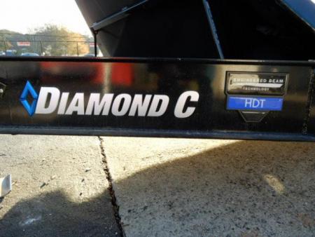 New 2025 Diamond C 22'x80" Tilt Equipment, 18K GVWR, Torsion Axles, HDT208
