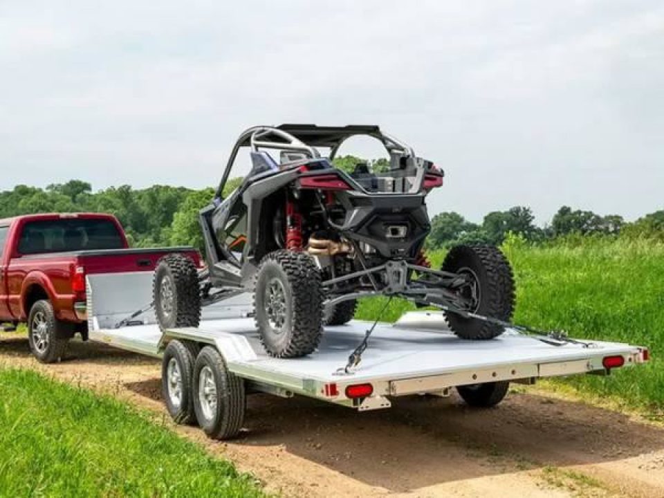 New 2026 Aluma 8'x16' Side-By-Side / UTV / ATV w/ Drive Over Fenders