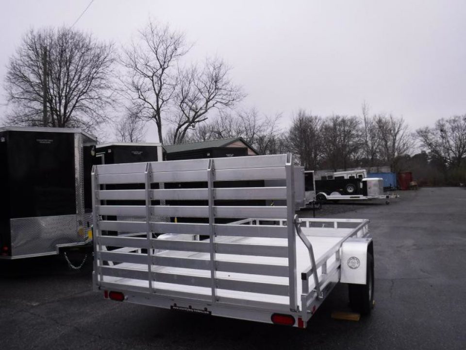 New 2026 Aluma 78''x10' Utility, 14" Sides, Ramp Gate