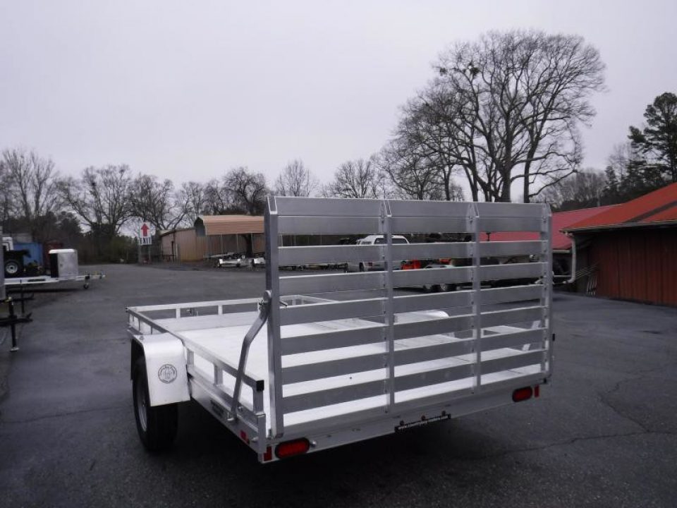 New 2026 Aluma 78''x10' Utility, 14" Sides, Ramp Gate