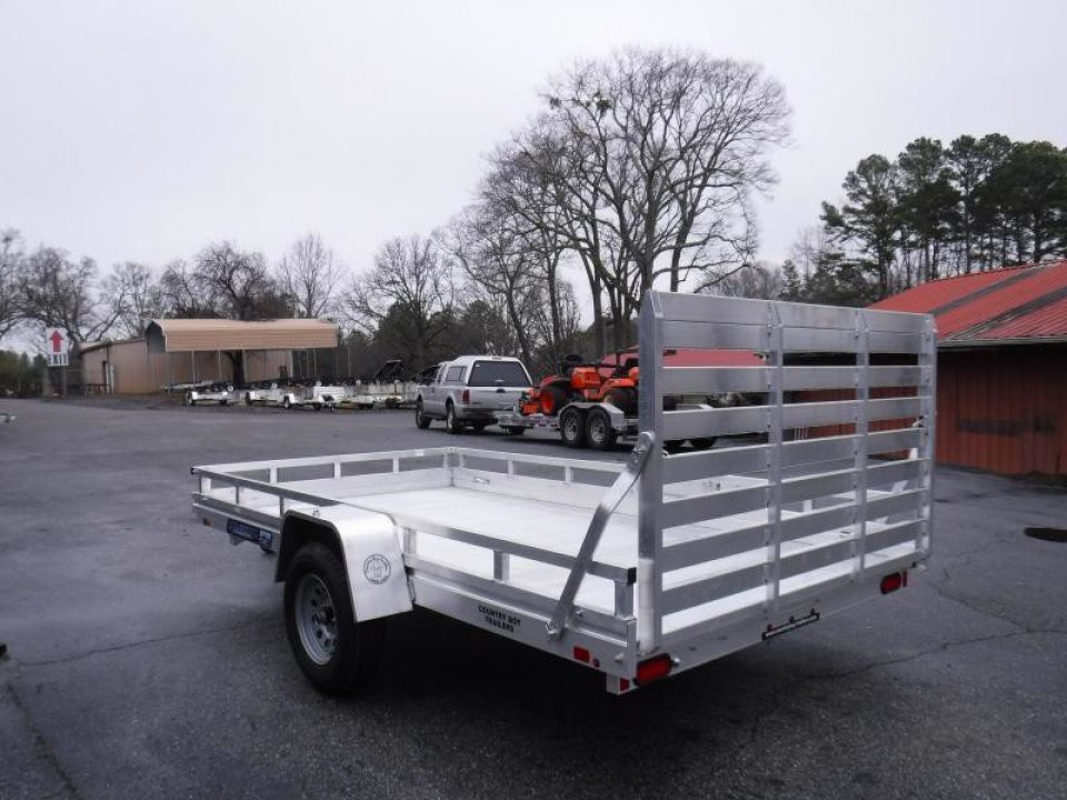 New 2026 Aluma 78''x10' Utility, 14" Sides, Ramp Gate