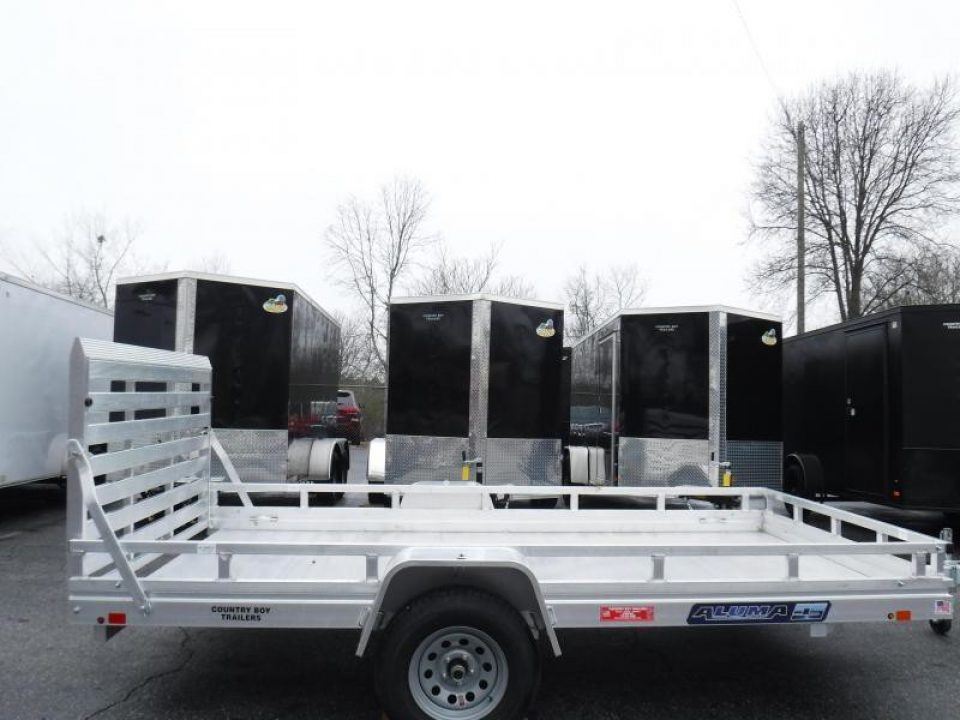 New 2026 Aluma 78''x10' Utility, 14" Sides, Ramp Gate