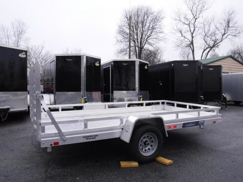 New 2026 Aluma 78''x10' Utility, 14" Sides, Ramp Gate