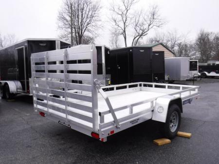 New 2026 Aluma 78''x10' Utility, 14" Sides, Ramp Gate