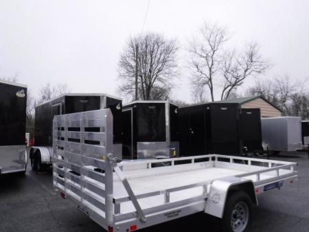 New 2026 Aluma 78''x10' Utility, 14" Sides, Ramp Gate