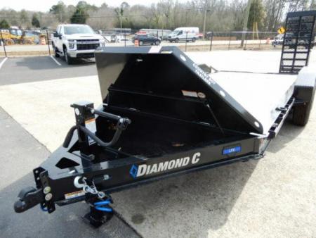 New 2025 Diamond C 16' Low Profile Equipment, 11500lb Payload, 2' Dove w/ cleats, Wide Ramps LPX207
