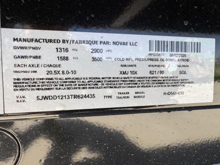 New 2026 H&H Trailers H-D548 Dump Trailer
