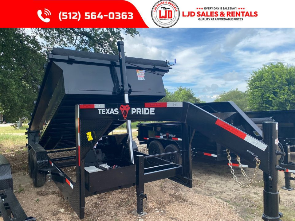New 2026 Texas Pride - Gooseneck Dump Trailer 16'x2' - Tarp - 16K GVWR -